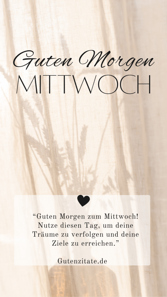 Guten Morgen Mittwoch