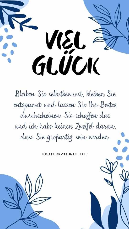  Viel Glück Nachricht