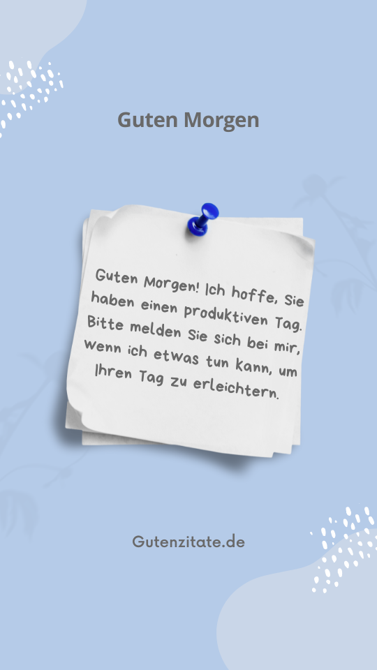  Inspirierende Guten Morgen Nachrichten 