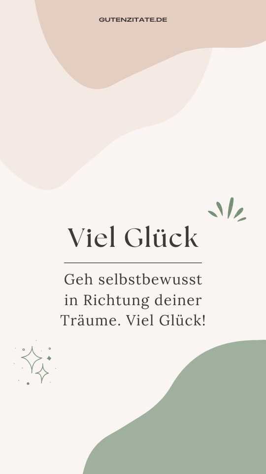  Viel Glück Nachrichten 