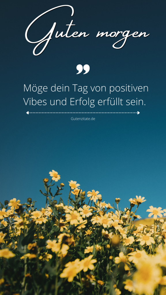 Guten Morgen Donnerstag