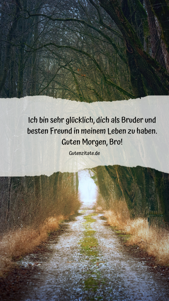 Guten Morgen  Bruder