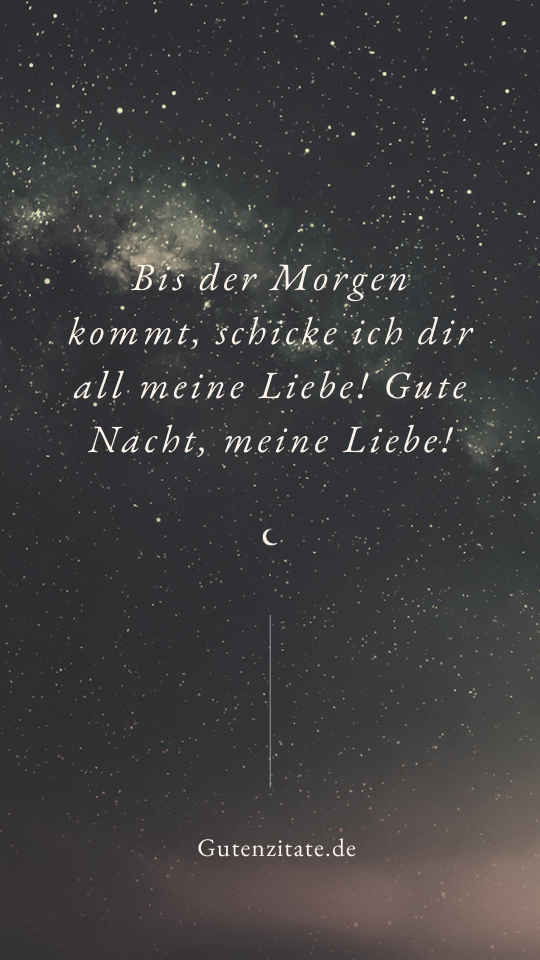 Gute Nacht Liebesnachrichten