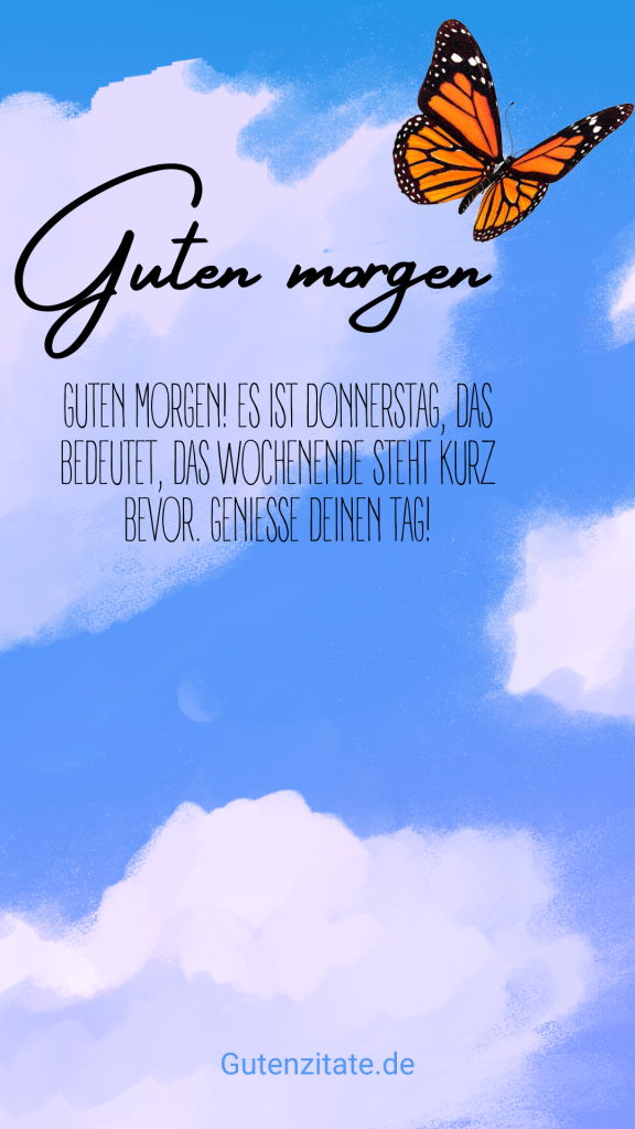 Guten Morgen Donnerstag