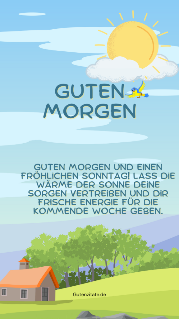 Guten Morgen Sonntag