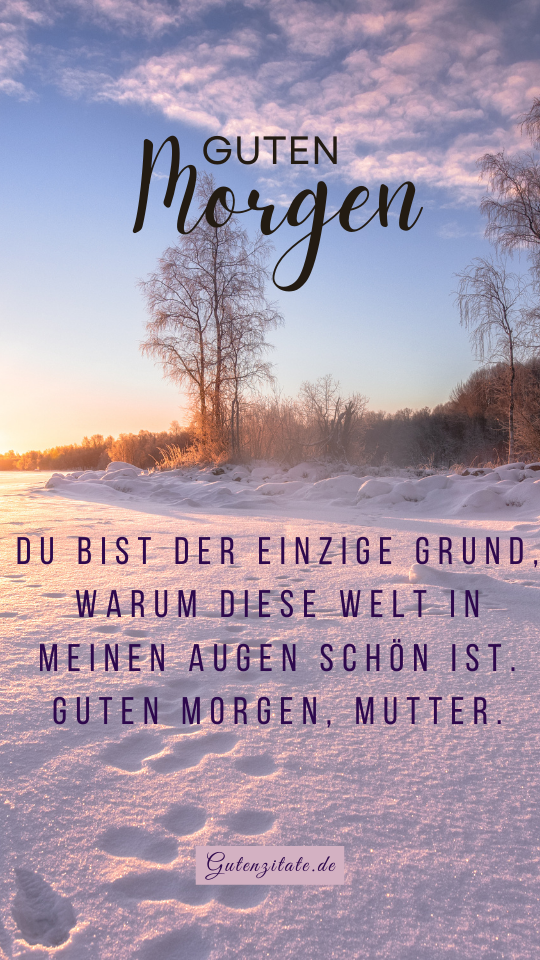 Guten Morgen Sprüche für Mama