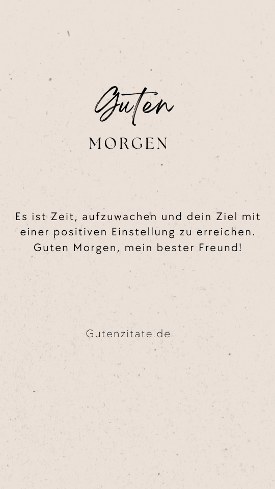 Guten Morgen  Freunde