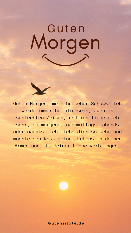 Guten Morgen Nachrichten für deinen Mann