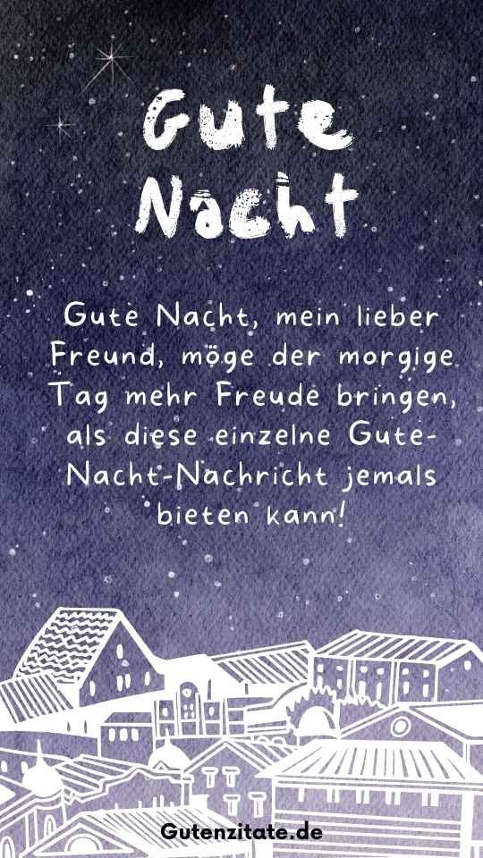 Gute Nacht Nachrichten