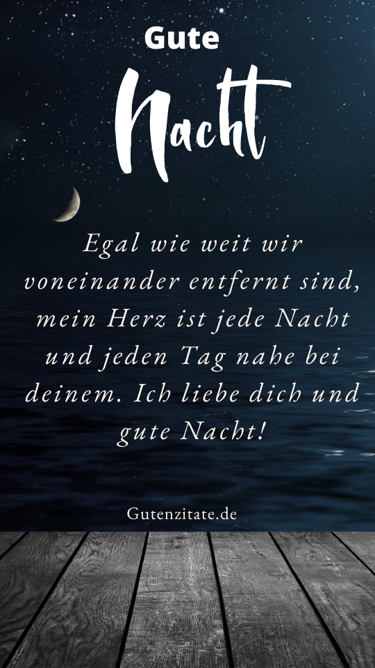 Gute Nacht Liebesnachrichten