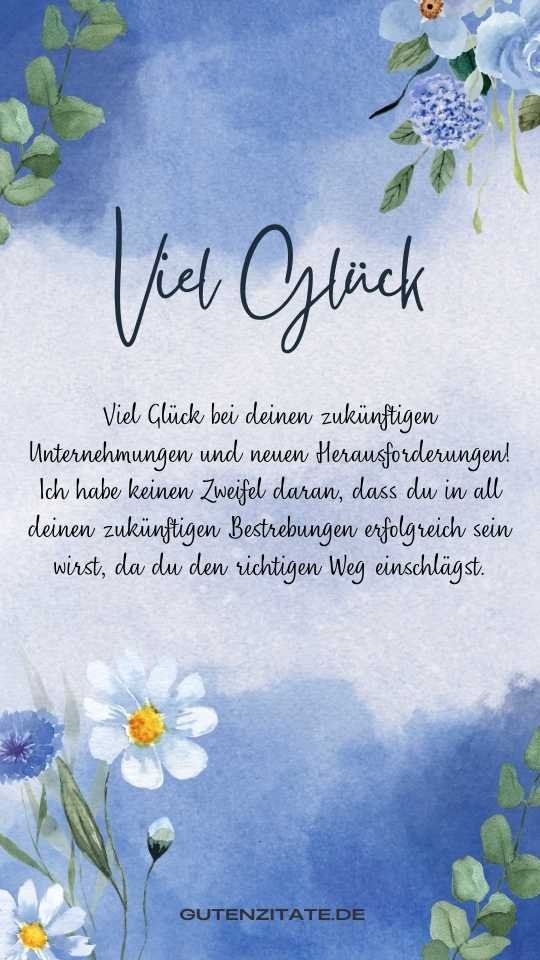  Viel Glück Nachrichten 