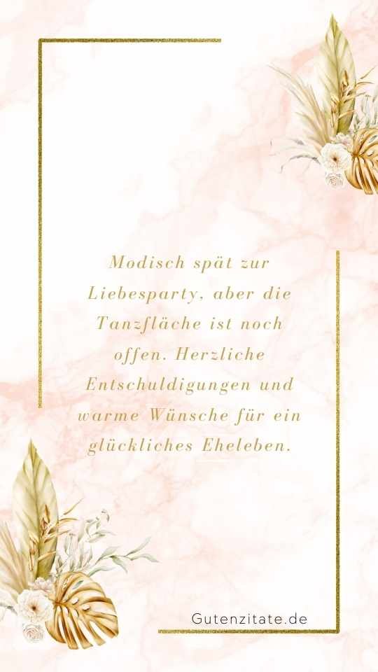 süße nachträgliche Glückwünsche zum Jubiläum