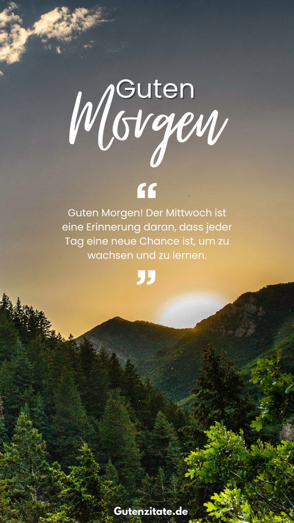 Guten Morgen Mittwoch