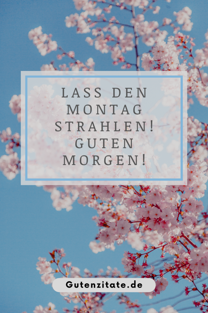 Guten Morgen Montag